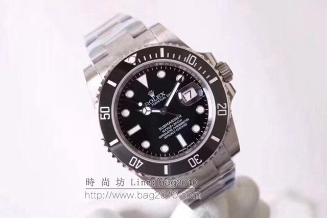 勞力士手錶 Rolex綠水鬼 超級綠色字圈 Rolex機械男士腕表 勞力士高端男表  hds1637
